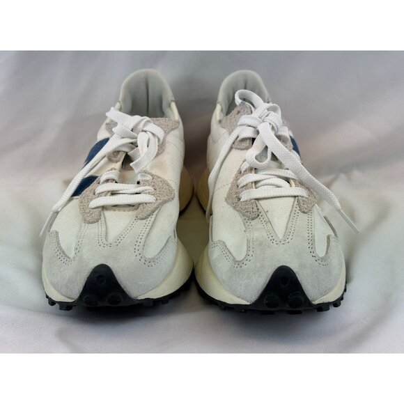 New Balance 327 Casual Women's Sneakers Shoes White Canvas Denim Sz W 8.5- M 7 - Picture 3 of 10